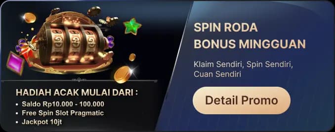LUCKYSPIN!! RODA BONUS MINGGUAN
